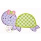 Sleepy Turtle Applique | Machine Embroidery Designs by JuJu
