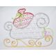 Sleigh Motif Embroidery | Machine Embroidery Designs by JuJu