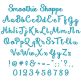 Smoothie Shoppe Embroidery Font Machine Embroidery Designs by JuJu
