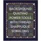                                 PTWT Snapplique Halloween Background Quilting Sew Along
                            