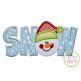 SNOW Applique | Machine Embroidery Designs by JuJu