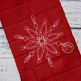Snowflake Bean Stitch 2 Embroidery | Machine Embroidery Designs by JuJu