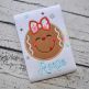 Snowflake Gingerbread Girl Applique | Machine Embroidery Designs by JuJu