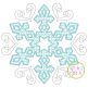 Snowflake Motif Embroidery | Machine Embroidery Designs by JuJu