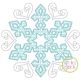 Snowflake Motif Embroidery | Machine Embroidery Designs by JuJu
