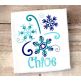 Swirl Snowflakes | Machine Embroidery Designs by JuJu
