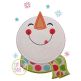 Snowflake Snowman Applique | Machine Embroidery Designs by JuJu