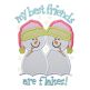 Snowman Friends are Flakes Applique | Machine Embroidery Designs by JuJu