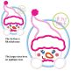 Snowgirl Oval Applique | Machine Embroidery Designs by JuJu