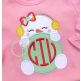 Snowman Peeker Girl Applique | Machine Embroidery Designs by JuJu