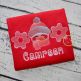 Snowgirl Trio Sketch Embroidery | Machine Embroidery Designs by JuJu