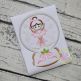 Snow Globe Ballerina Embroidery | Machine Embroidery Designs by JuJu