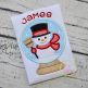 Snow Globe Snowman Applique | Machine Embroidery Designs by JuJu
