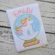 Snow Globe Unicorn Applique | Machine Embroidery Designs by JuJu