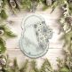 ITH Crazy Patch Ornament Snowman | Machine Embroidery Designs by JuJu