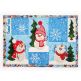 ITH Snowman Placemat | Machine Embroidery Designs by JuJu
                            