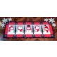 ITH Snowman Table Runner | Machine Embroidery Designs by JuJu
                            