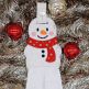 ITH Gingerbread Snowman Towel Hangers | Machine Embroidery Designs by JuJu