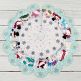 ITH Snowman Tree Skirt | Machine Embroidery Designs by JuJu