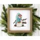 Welcome Whimsy Snowman | Machine Embroidery Designs by JuJu