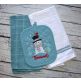 Snowman and Bird Applique | Machine Embroidery Designs by JuJu