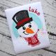 Snowman Circle 2 Applique | Machine Embroidery Designs by JuJu