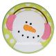 Snowman Circle Applique | Machine Embroidery Designs by JuJu