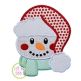 Snowman Fluffy Hat Applique | Machine Embroidery Designs by JuJu