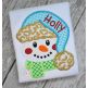Snowman Fluffy Hat Applique | Machine Embroidery Designs by JuJu