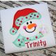 Snowman Head 2 Applique | Machine Embroidery Designs by JuJu