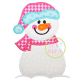 Snowman Applique | Machine Embroidery Designs by JuJu