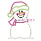 Snowman Applique | Machine Embroidery Designs by JuJu