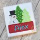 Snowman Trees Applique | Machine Embroidery Designs by JuJu