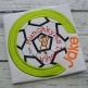 Soccer Ball For Name Applique | Machine Embroidery Designs by JuJu