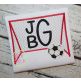 Soccer Goal Applique | Machine Embroidery Designs by JuJu