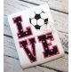 Soccer LOVE Applique Design | Machine Embroidery Designs by JuJu