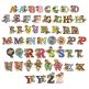 Jumbo Sock Monkeys Alphabet fonts Applique Machine Embroidery Designs by JuJu 