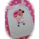 Softball Girl Applique | Machine Embroidery Designs by JuJu