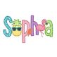 Daisy Doodle Bean Stitch Applique Alphabet | Machine Embroidery Designs by JuJu