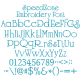 Speed Zone Embroidery Font | Machine Embroidery Designs by JuJu