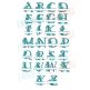 Split Flourish Monogram Alphabet Machine Embroidery Designs by JuJu