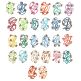 Spring Floral Monogram Fonts Alphabet Machine Embroidery Designs by JuJu