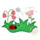 Spring Garden Applique | Machine Embroidery Designs by JuJu