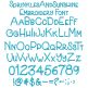 Sprinkles And Sunshine Embroidery Font | Machine Embroidery Designs by JuJu