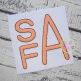 Stacked Sans Floss Applique Monogram Font | Machine Embroidery Designs by JuJu