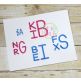 Stacked Sans Embroidery Monogram Font | Machine Embroidery Designs by JuJu