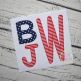 Stacked Sans Floss Applique Monogram Font | Machine Embroidery Designs by JuJu