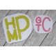Stacked Sans Floss Applique Monogram Font | Machine Embroidery Designs by JuJu