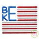 Stacked Sans Flag Frame Embroidery | Machine Embroidery Designs by JuJu