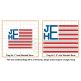 Stacked Sans Flag Frame Embroidery | Machine Embroidery Designs by JuJu